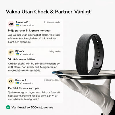 Sovasana Vibrationsarmband för Tyst Uppväckning