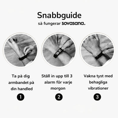 Sovasana Vibrationsarmband för Tyst Uppväckning