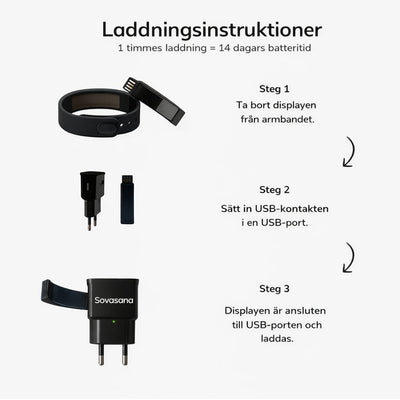 Innovativ vibrationsväckarklocka som väcker dig och ingen annan